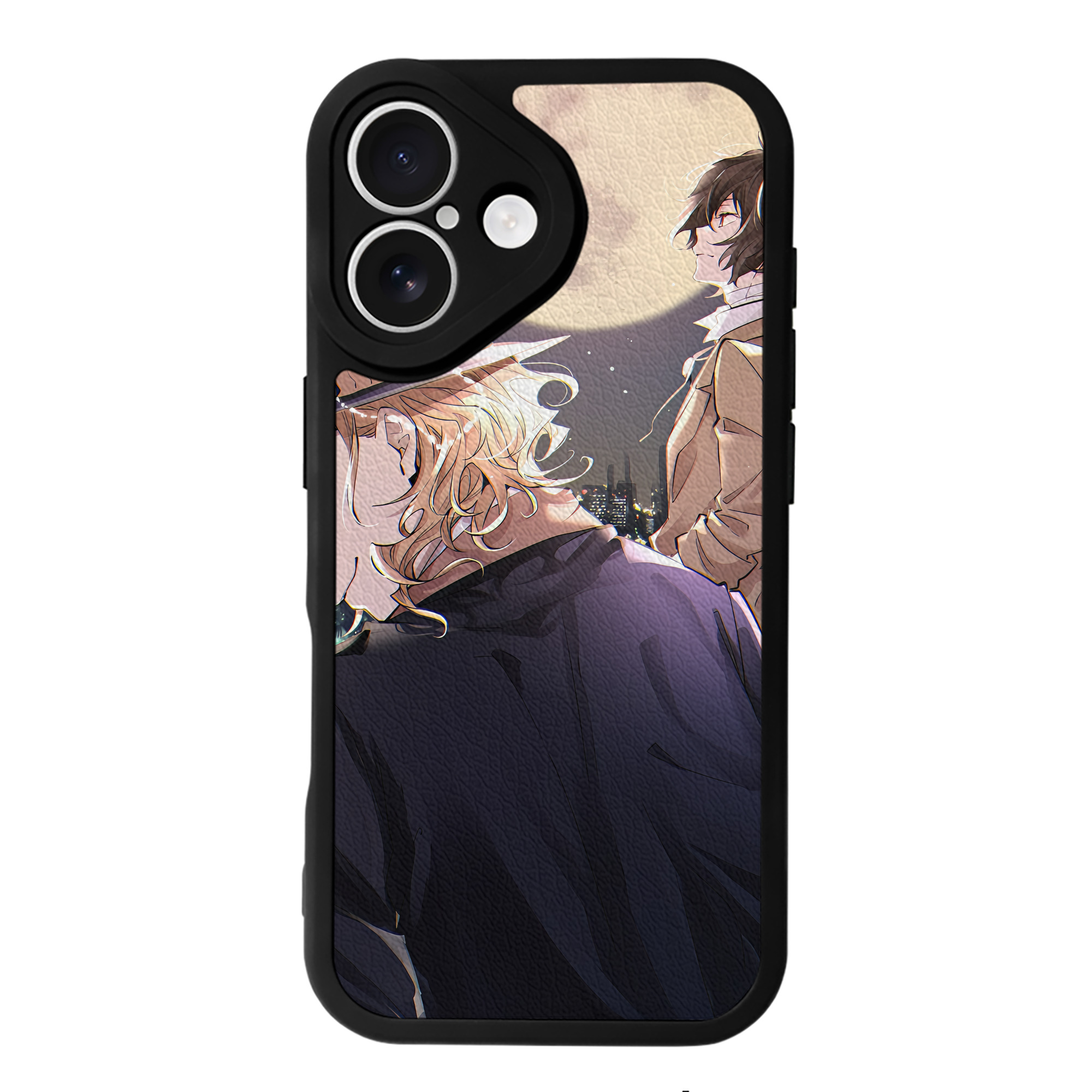 （画像用） 文豪ストレイドッグス Bungo Stray Dogs 【iPhone 16シリーズ対応】シリコンスマホケース（レザー調） 材質：シリコン